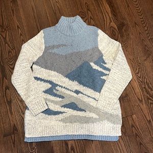 L.L. Bean Mock Turtle Neck Sweater